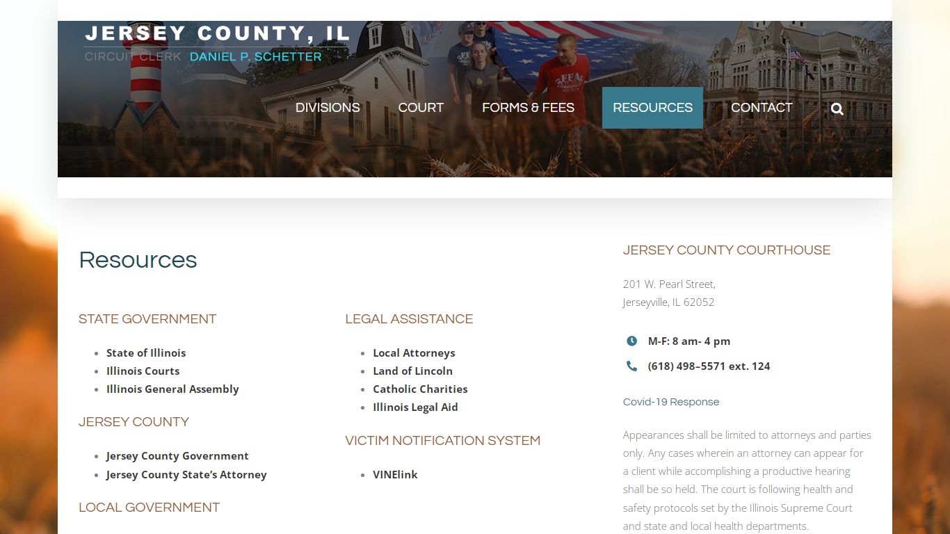 Resources - Jersey County Circuit Clerk - Daniel P. Schetter